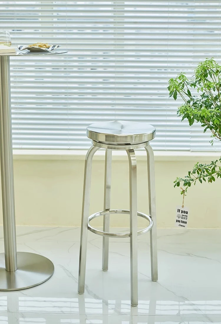 Простой барный стул Современный барный стул Кованый стул Стул для кормления из нержавеющей стали
Простой барный стул Современный барный стул Кованый стул Стул для кормления из нержавеющей стали