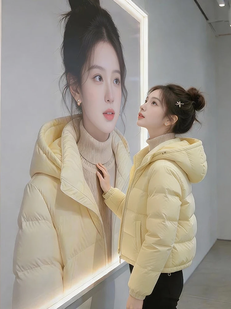 Korean Sle Women's Thiened Hooded down Cotton Jaet Winter Warm Outerwear Comfortable Loose Fit Faionable Commute
Korean Sle Women's Thiened Hooded down Cotton Jaet Winter Warm Outerwear Comfortable Loose Fit Faionable Commute