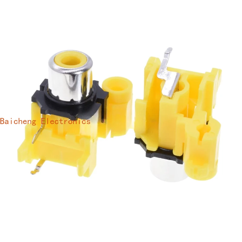 10PCS RCA Seat Single Hole, Yellow AV With Fixed Hole Lotus Socket, Audio And Video Socket RCA-108 
10PCS RCA Seat Single Hole, Yellow AV With Fixed Hole Lotus Socket, Audio And Video Socket RCA-108
