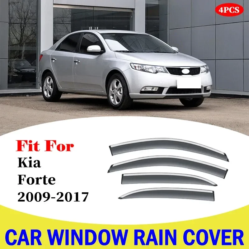 For Kia Forte 2009-2017 Car Window Rain Shield Deflectors Wind Deflector Sun Guard Rain Vent Visor Cover Trim Accessories
For Kia Forte 2009-2017 Car Window Rain Shield Deflectors Wind Deflector Sun Guard Rain Vent Visor Cover Trim Accessories
