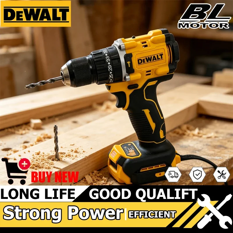 Бесщеточная аккумуляторная ударная дрель-шуруповерт DEWALT DCD805 20В, многофункциональный ручной инструмент для дома и строительства
Бесщеточная аккумуляторная ударная дрель-шуруповерт DEWALT DCD805 20В, многофункциональный ручной инструмент для дома и строительства