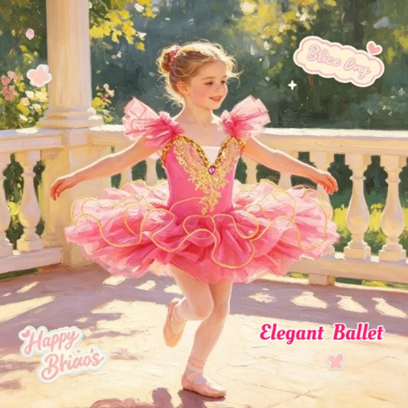 Girls Ballet Tutu Mesh Dress Kids Fluffy Tulle Elegant Swan Dance Costume Stage Show Dress Cute Princess Performance Dance Wear
Girls Ballet Tutu Mesh Dress Kids Fluffy Tulle Elegant Swan Dance Costume Stage Show Dress Cute Princess Performance Dance Wear