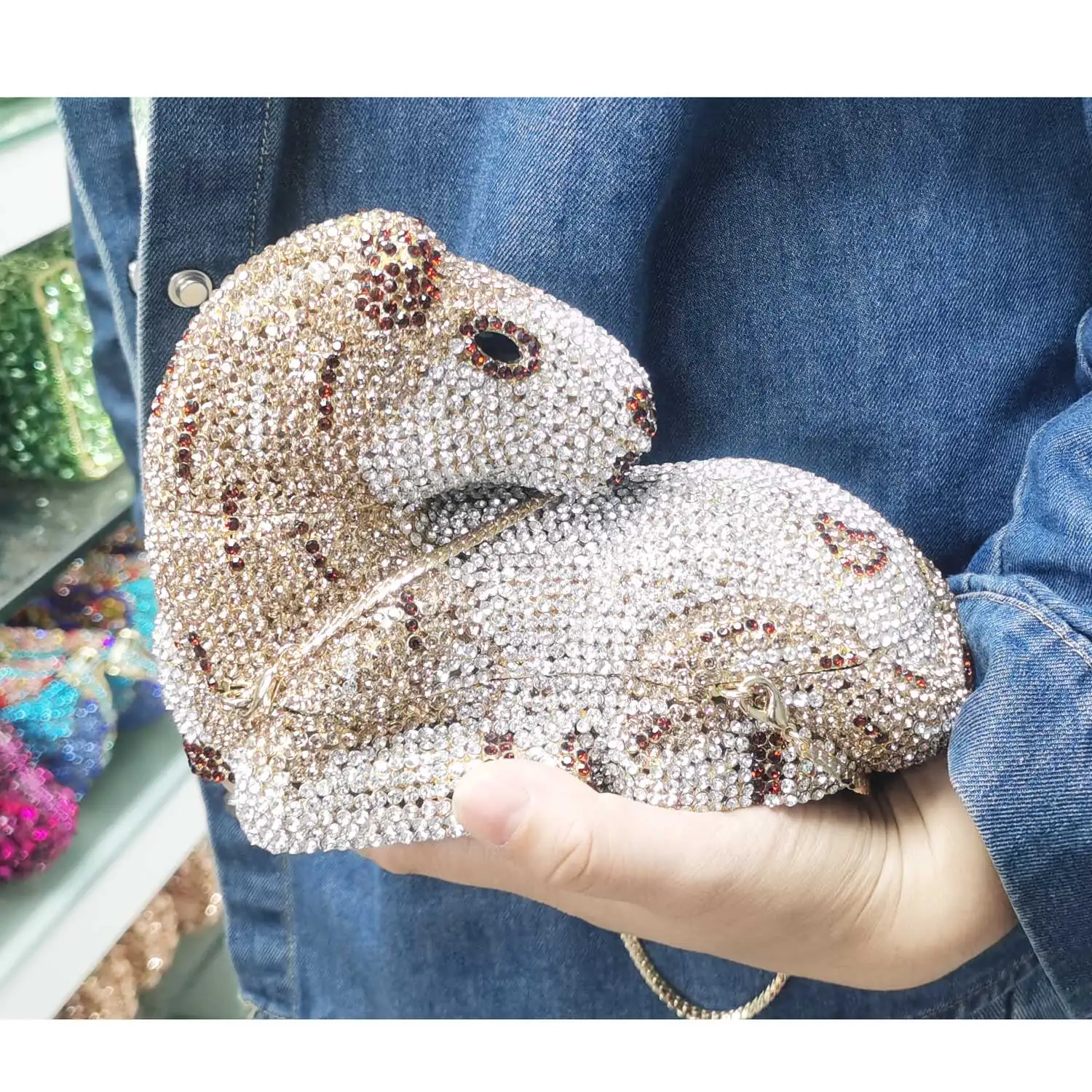 New Animal Lovely Sheep Clutch Bags Novelty Diamante Crystal Wedding Bridal Bag for Women Purse Handbags Chain Evening Bag sm277
New Animal Lovely Sheep Clutch Bags Novelty Diamante Crystal Wedding Bridal Bag for Women Purse Handbags Chain Evening Bag sm277