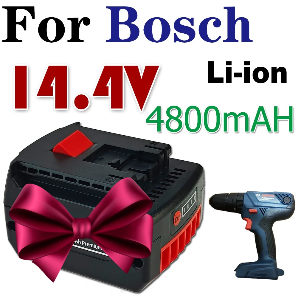 Rechargeable Lithium-ion Battery For Bosch 14.4V 4800mah Suitable BAT607G, BAT614G and Other Power Tools
Rechargeable Lithium-ion Battery For Bosch 14.4V 4800mah Suitable BAT607G, BAT614G and Other Power Tools