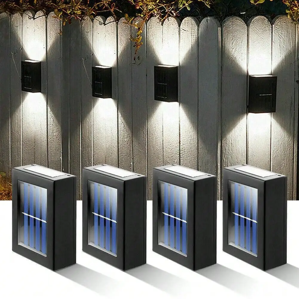 4 Pack LED Solar Step Lights Outdoor Bright Solar Deck Lights Waterproof Solar Stair Lights With Auto On/Off Solar Lights For Decks Steps Fence Patio Yard Pathway
4 Pack LED Solar Step Lights Outdoor Bright Solar Deck Lights Waterproof Solar Stair Lights With Auto On/Off Solar Lights For Decks Steps Fence Patio Yard Pathway