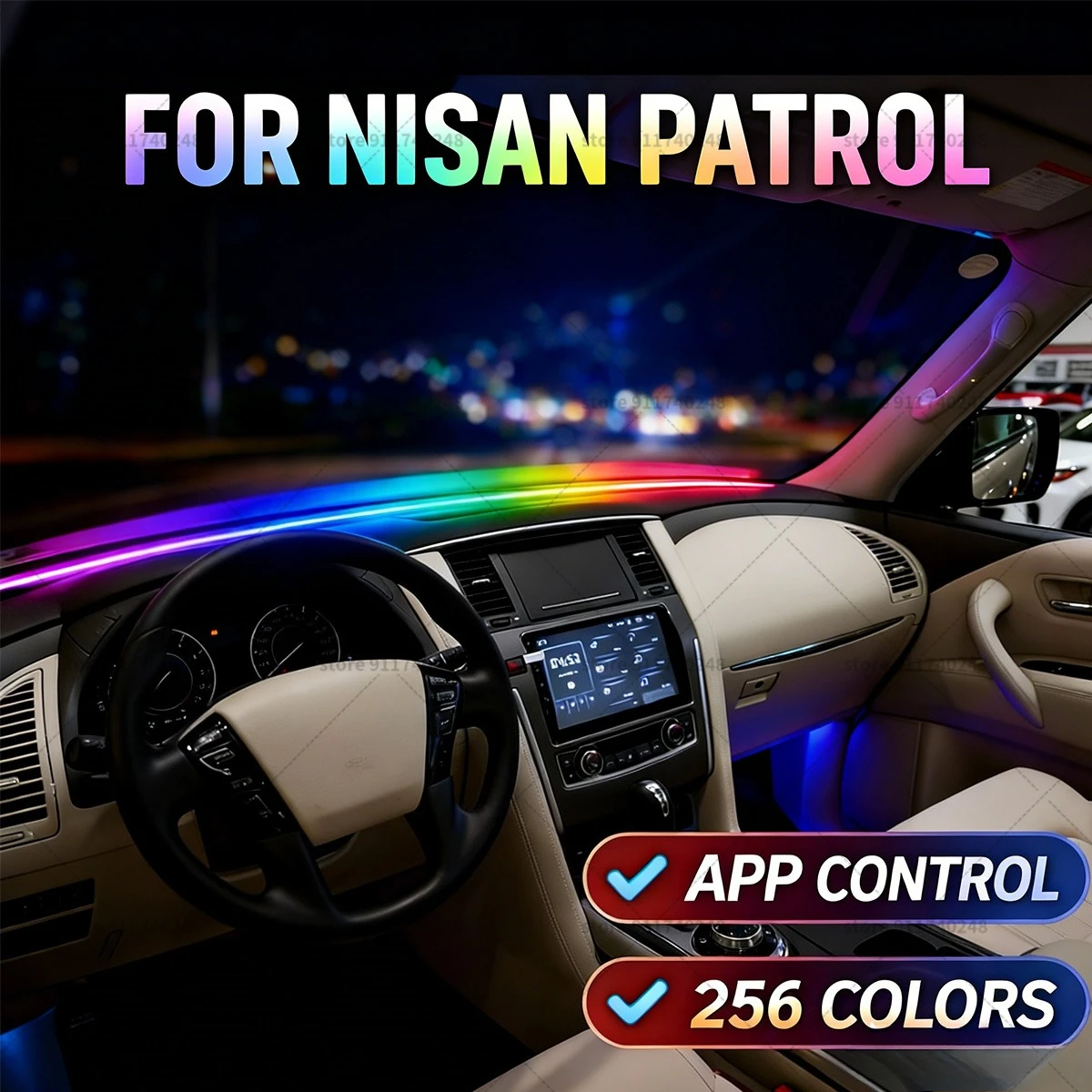 Для Nissan Patrol автомобильная декоративная световая полоса, красочная акриловая звукоизоляционная полоса для переднего лобового стекла, свет окружающей среды
Для Nissan Patrol автомобильная декоративная световая полоса, красочная акриловая звукоизоляционная полоса для переднего лобового стекла, свет окружающей среды