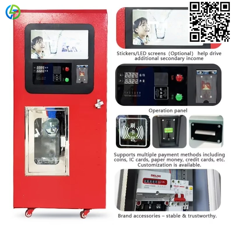 Customized Automatic Water Refill System for High Demand Areas Heat-insulating Reverse Osmosis Vending Water Machine
Customized Automatic Water Refill System for High Demand Areas Heat-insulating Reverse Osmosis Vending Water Machine