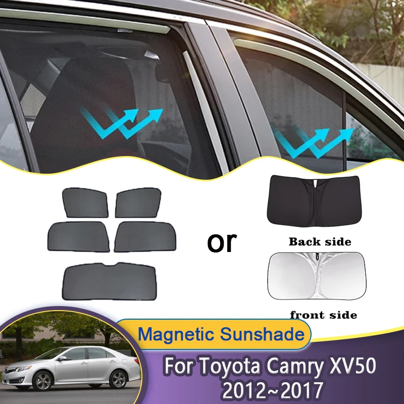 For Toyota Camry XV50 2017 2012~2016 Daihatsu Altis Car Mesh Sunshades Window Magnetic Sun Visor Shade Curtain Parts Accessories
For Toyota Camry XV50 2017 2012~2016 Daihatsu Altis Car Mesh Sunshades Window Magnetic Sun Visor Shade Curtain Parts Accessories