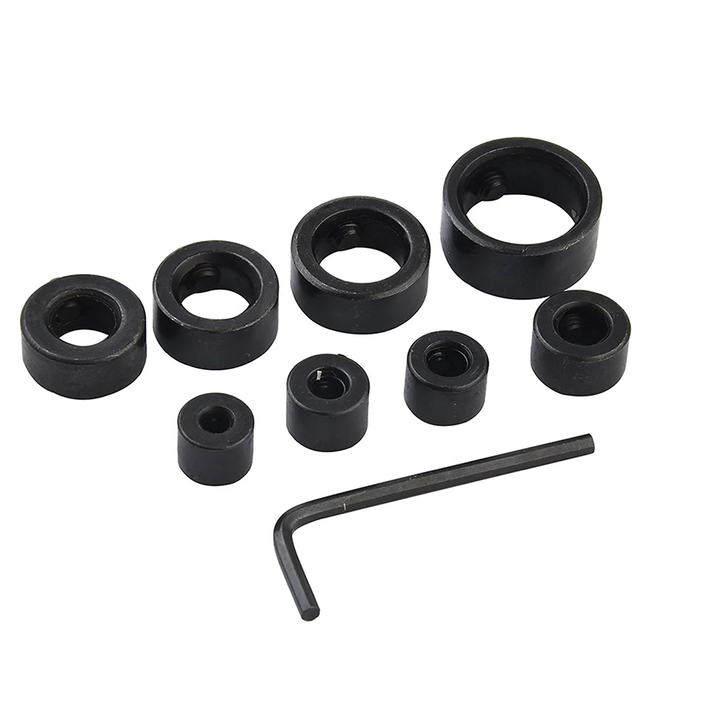 For Standard And Brad-Point Bits Drill Bit Depth Stop Collar Hex Wrench Positively Locks Adjustable Depth Power Tool
For Standard And Brad-Point Bits Drill Bit Depth Stop Collar Hex Wrench Positively Locks Adjustable Depth Power Tool