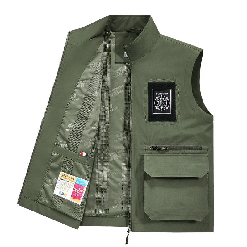 Mesh Vest Men Spring Casual Fishing Quick Dry Sleeveless Work Jacket Mountaineering Sports Vest Solid Color Breathable Sleeveles
Mesh Vest Men Spring Casual Fishing Quick Dry Sleeveless Work Jacket Mountaineering Sports Vest Solid Color Breathable Sleeveles