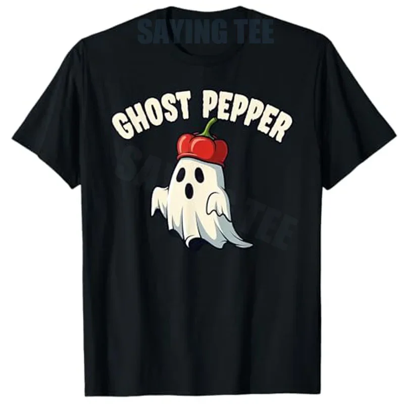 Ghost Pepper Funny Halloween Ghost Cotton Graphic Tee T-Shirt Men's Crew Neck Short Sleeve
Ghost Pepper Funny Halloween Ghost Cotton Graphic Tee T-Shirt Men's Crew Neck Short Sleeve