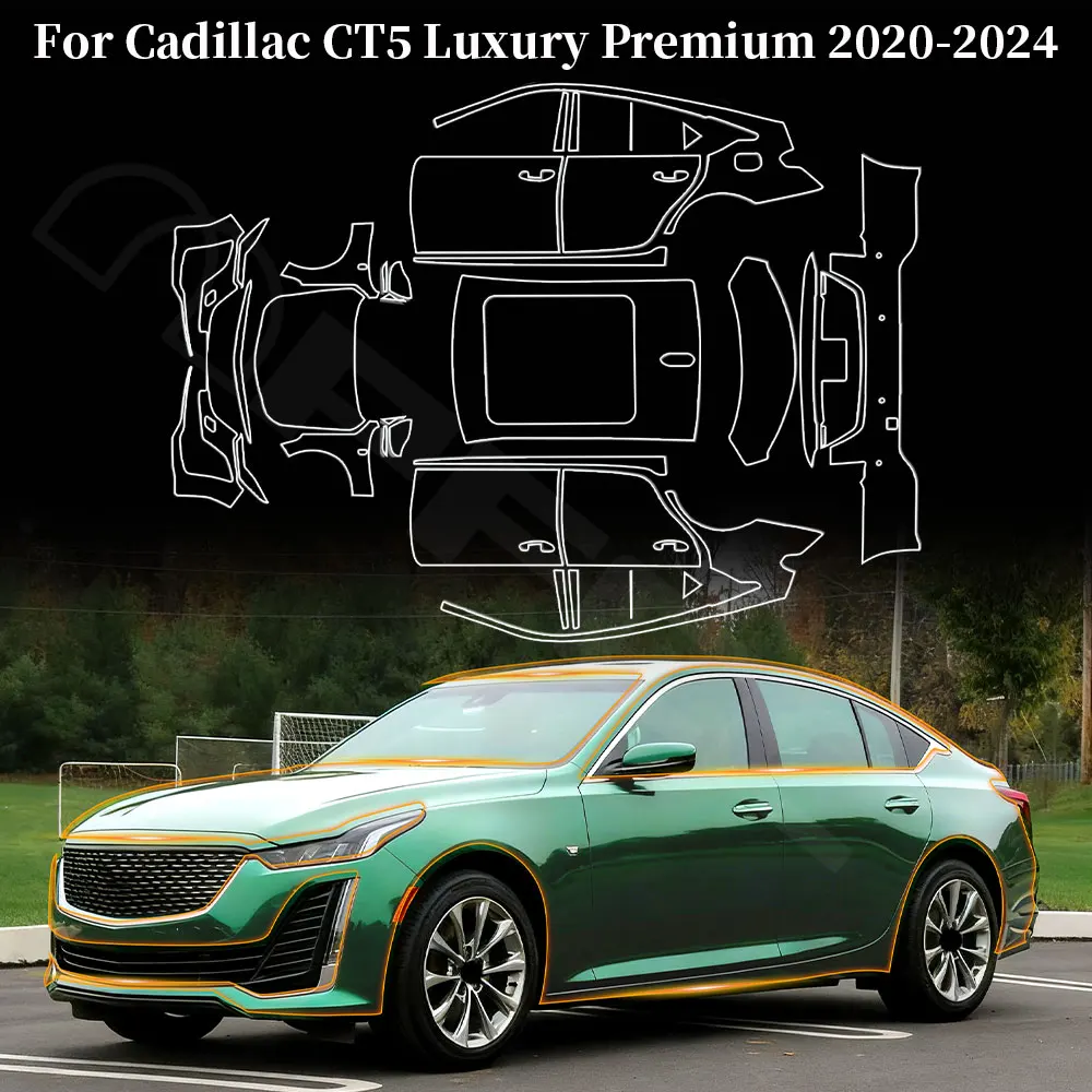 PPF ТПУ защитная пленка для краски, наклейка на корпус, защита от царапин, прозрачная PPF для Cadillac CT5 Luxury Premium 2020-2024
PPF ТПУ защитная пленка для краски, наклейка на корпус, защита от царапин, прозрачная PPF для Cadillac CT5 Luxury Premium 2020-2024