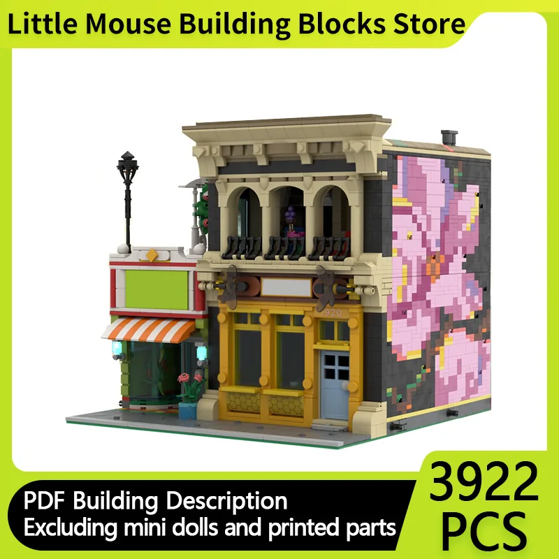 City Street View Model MOC Building Bricks Specialty Condiment Store Modular Technology Gifts Holiday Assemble Children Toy Suit
City Street View Model MOC Building Bricks Specialty Condiment Store Modular Technology Gifts Holiday Assemble Children Toy Suit