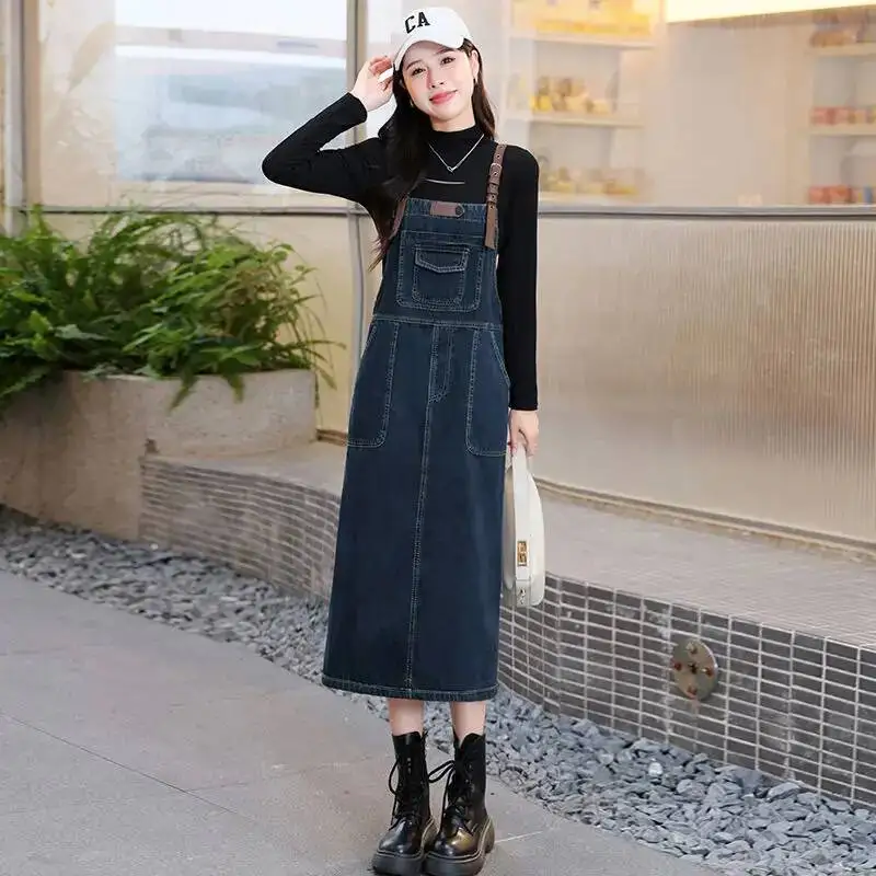 Casual Denim Strap Dress For Women's Spring Summer 2026 New Korean Fashion Spaghetti Strap Jeans Dresses Party Vestidos
Casual Denim Strap Dress For Women's Spring Summer 2026 New Korean Fashion Spaghetti Strap Jeans Dresses Party Vestidos