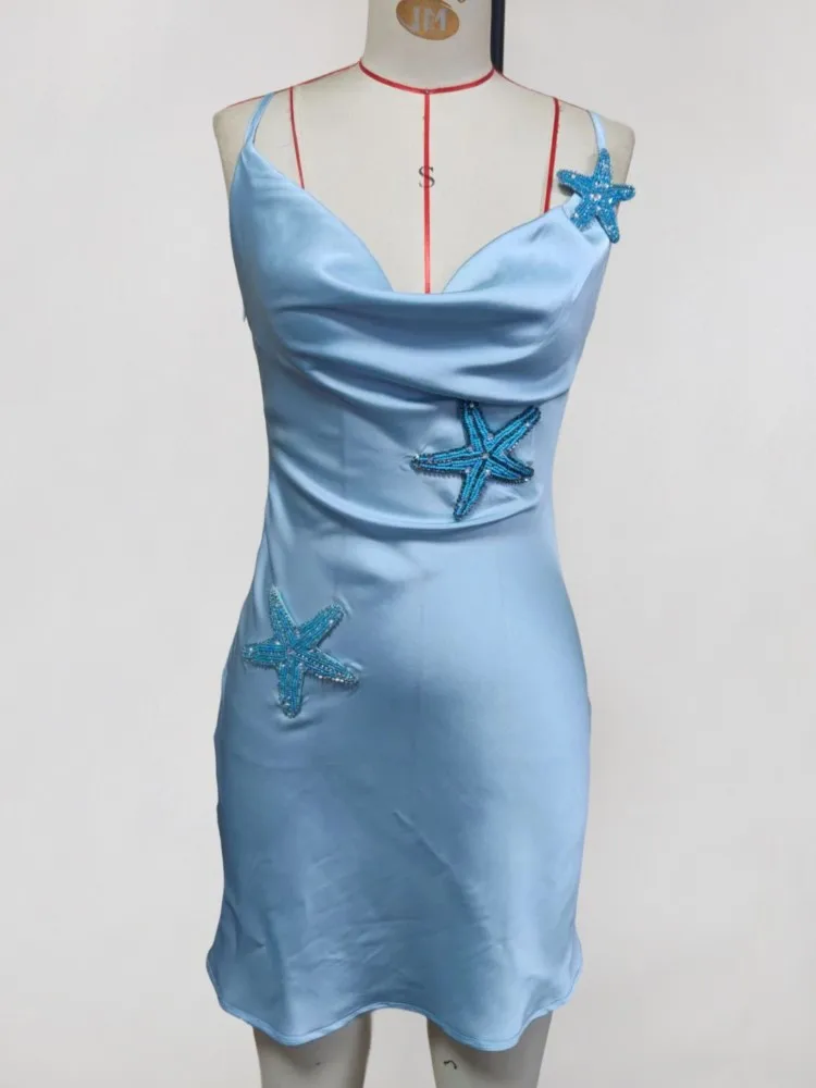 Summer Satin Starfish Cover Ups Women Swimsuit Spaghetti Strap Robes Bathing Suit 2026 New Beach Holiday Mini Dresses Cover-Up
Summer Satin Starfish Cover Ups Women Swimsuit Spaghetti Strap Robes Bathing Suit 2026 New Beach Holiday Mini Dresses Cover-Up