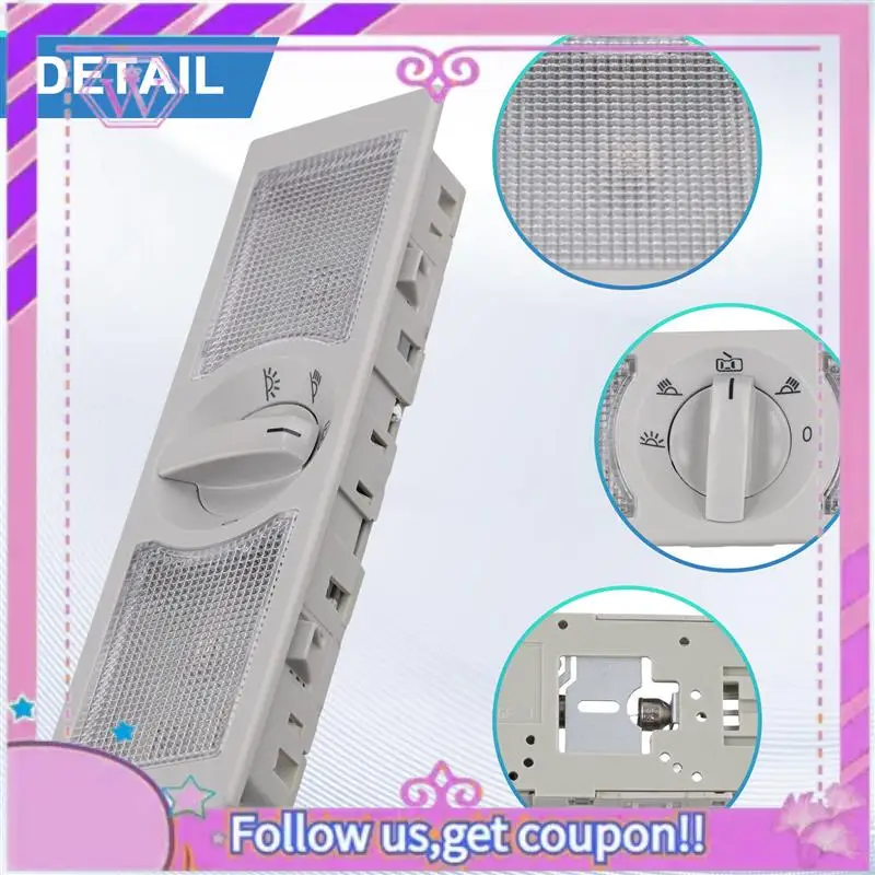 Latest 6Q0947291A Grey Dome Reading Light Lamp Switch For VW Polo 9N 2002-2010 Fox EU Altea Leon Toledo
Latest 6Q0947291A Grey Dome Reading Light Lamp Switch For VW Polo 9N 2002-2010 Fox EU Altea Leon Toledo