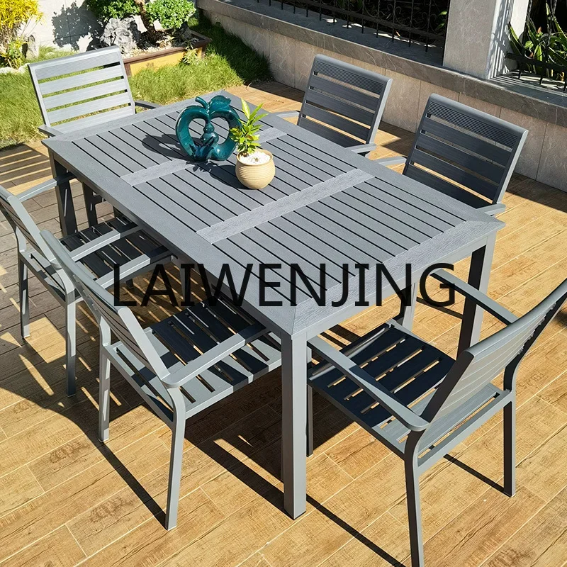 b Outdoor Courtyard Aluminum Alloy Table Leisure Outdoor Table and Chair Combination
b Outdoor Courtyard Aluminum Alloy Table Leisure Outdoor Table and Chair Combination