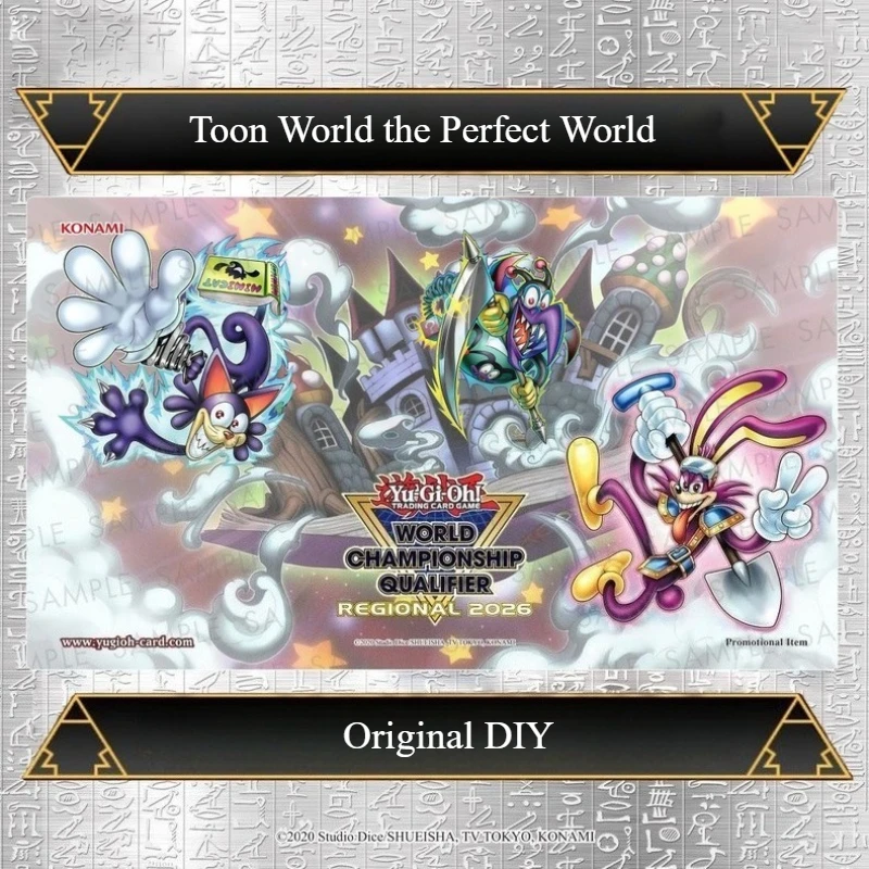 2026 Yugioh Toon World the Perfect World Play Mat Yu-Gi-Oh! TCG OCG Trading Card Games Mat Duel Plate Rubber Card Mat Mouse Pad
2026 Yugioh Toon World the Perfect World Play Mat Yu-Gi-Oh! TCG OCG Trading Card Games Mat Duel Plate Rubber Card Mat Mouse Pad