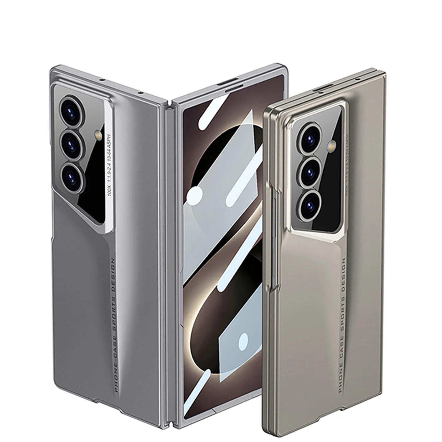 Full-cover phone case with tempered glass for Samsung Z Fold 8, providing all-around drop protection
Full-cover phone case with tempered glass for Samsung Z Fold 8, providing all-around drop protection