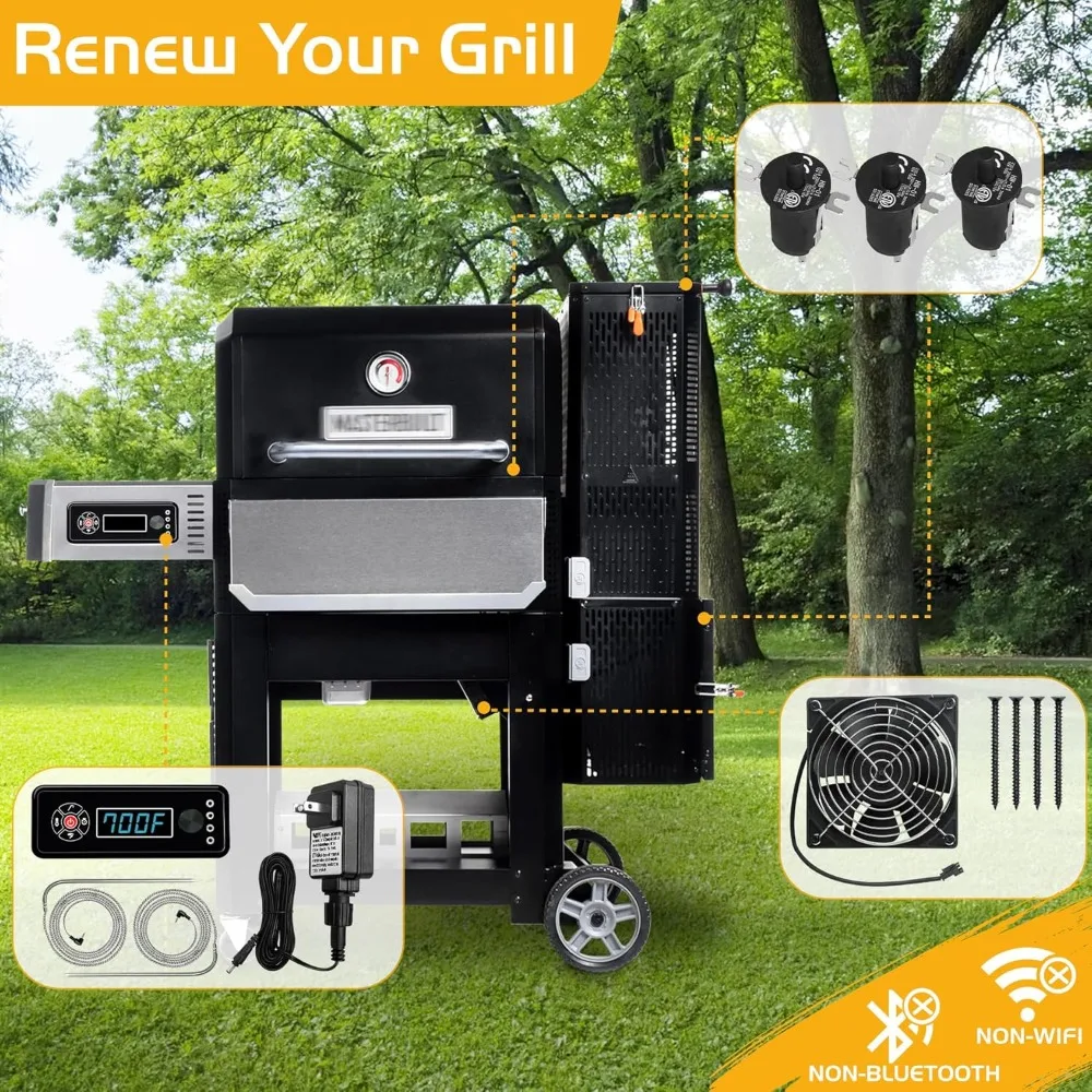 БОЛЬШАЯ РАСПРОДАЖА - Комплект для замены панели управления, вентилятора, адаптера питания и бункера для коптильни Masterbuilt Gravity Series (без Wi-Fi, Bluetooth)
БОЛЬШАЯ РАСПРОДАЖА - Комплект для замены панели управления, вентилятора, адаптера питания и бункера для коптильни Masterbuilt Gravity Series (без Wi-Fi, Bluetooth)