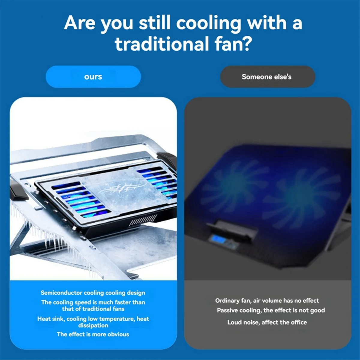 ATP-D20 Notebook Cooling Pad Aluminum Alloy Semiconductor Refrigeration Multi Angle Adjustable Laptop/Tablet Cooler Stand
ATP-D20 Notebook Cooling Pad Aluminum Alloy Semiconductor Refrigeration Multi Angle Adjustable Laptop/Tablet Cooler Stand