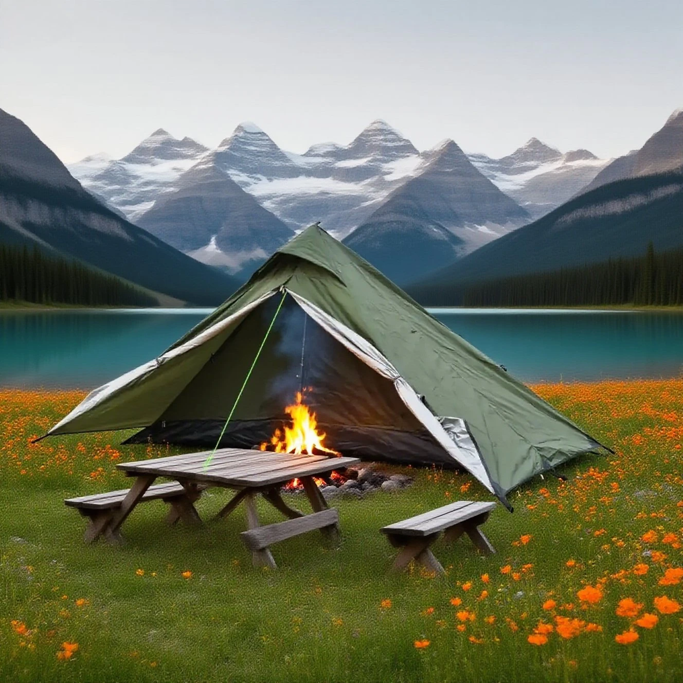 Large Bell Tent Without POLE, Waterproof 210D Oxford Tent 2 Person Pyramid Tent for Family Camping & Outdoor Parties,Teepee Tent
Large Bell Tent Without POLE, Waterproof 210D Oxford Tent 2 Person Pyramid Tent for Family Camping & Outdoor Parties,Teepee Tent
