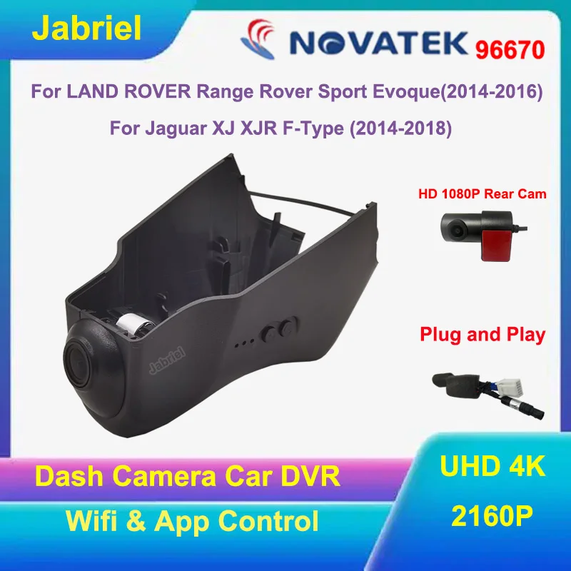 UHD 4K CAR DVR Video Recorder For LAND ROVER Range Rover Sport Evoque 2014-2016 WIFI Dash Cam For Jaguar XJ XJR F-Type 2014-2018
UHD 4K CAR DVR Video Recorder For LAND ROVER Range Rover Sport Evoque 2014-2016 WIFI Dash Cam For Jaguar XJ XJR F-Type 2014-2018