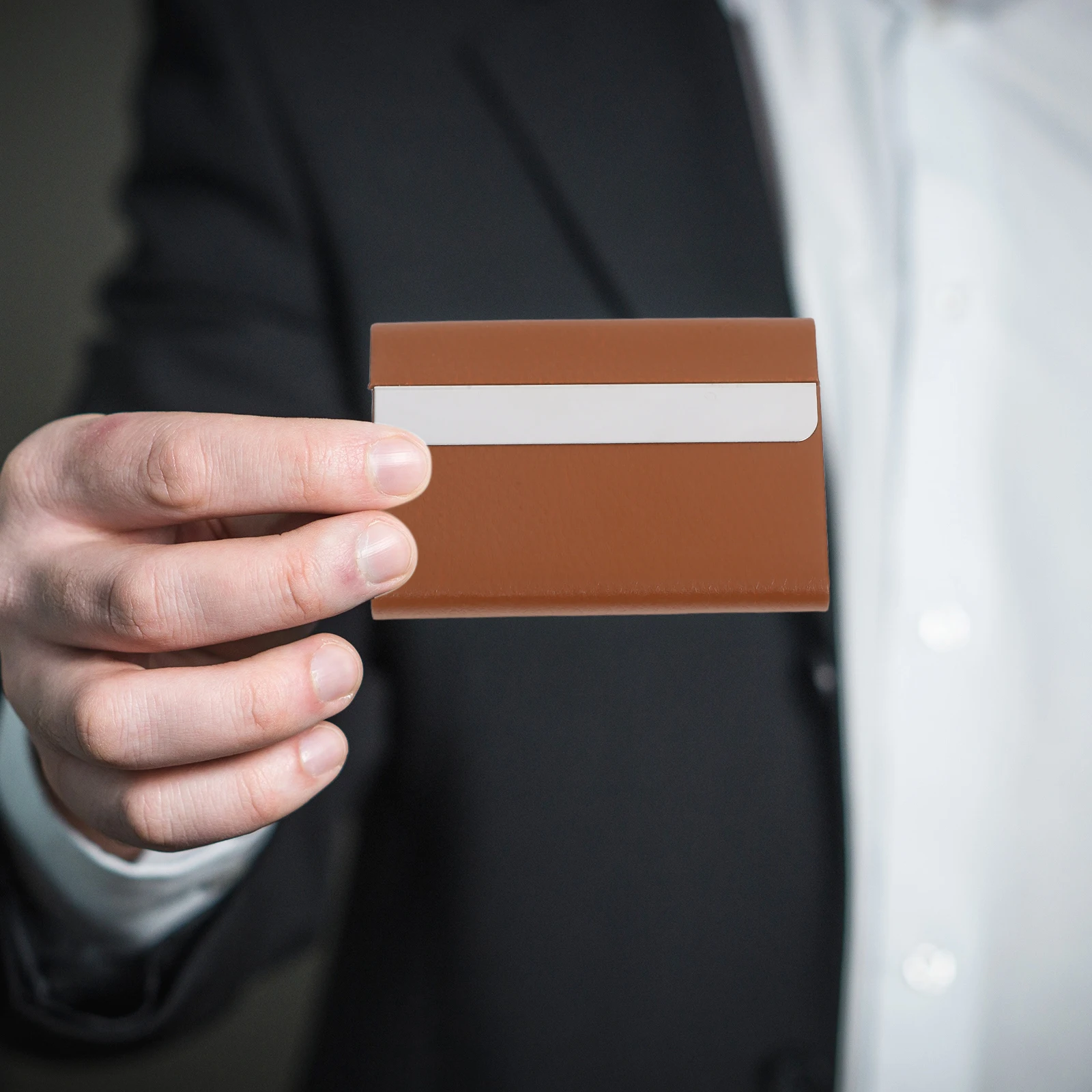 Compact Slim Stainless Steel Business Card Holder Case Magnetic Closure Portable Name Card Organizer Wallet Pocket
Compact Slim Stainless Steel Business Card Holder Case Magnetic Closure Portable Name Card Organizer Wallet Pocket