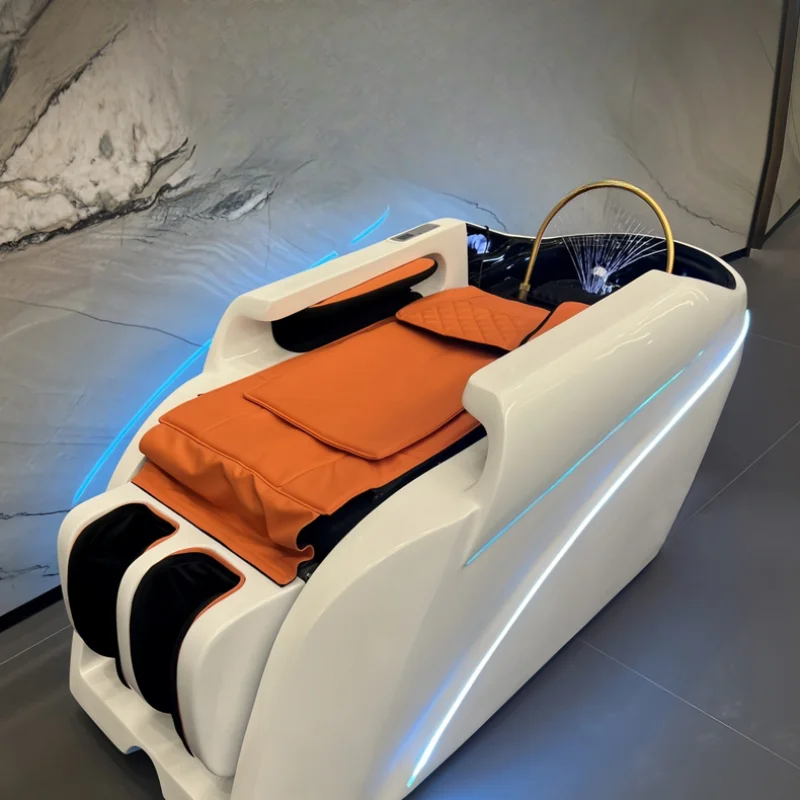 Recliner Cosmetic Shampoo Chair Head Spa Electric Hairdressing Shampoo Chair Luxury Comfort Cadeira Barber Shop Furniture QF50SC
Recliner Cosmetic Shampoo Chair Head Spa Electric Hairdressing Shampoo Chair Luxury Comfort Cadeira Barber Shop Furniture QF50SC