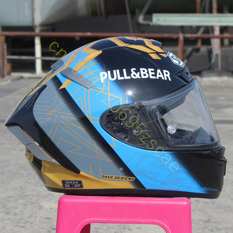 Motorcycle Full-face Helmet SHOEI X-14 Helmet X-SPIRIT III X-Fourteen Sports bicycle racing helmet Marquez Blue Gold Ant
Motorcycle Full-face Helmet SHOEI X-14 Helmet X-SPIRIT III X-Fourteen Sports bicycle racing helmet Marquez Blue Gold Ant