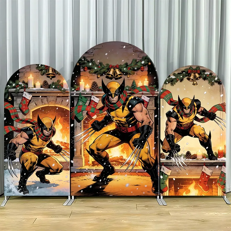 Arch Backdrop Cover Single Side Wolverine Christmas Festive Fireplace Wreath Party Decoration Photo Booth Background Props Event
Arch Backdrop Cover Single Side Wolverine Christmas Festive Fireplace Wreath Party Decoration Photo Booth Background Props Event