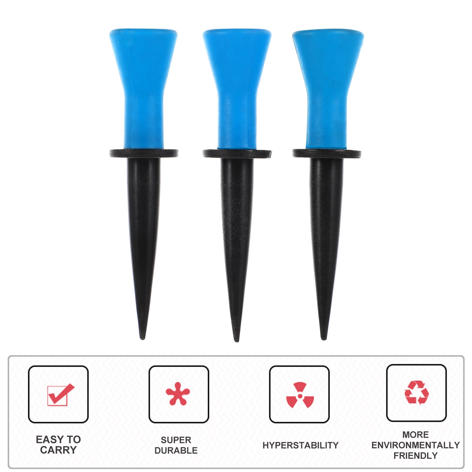 3 Pcs Golf Pins Elastic Golfs Tees Elasticity Training Holder Plastic Accessories Man
3 Pcs Golf Pins Elastic Golfs Tees Elasticity Training Holder Plastic Accessories Man
