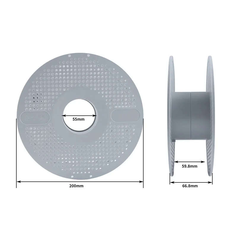 For ABS ASA PA6-CF PET-CF PC TPU 95A HF Filament Spool, Detachable ABS+PC Material Roll, High Temperature Resistant Up to 90℃
For ABS ASA PA6-CF PET-CF PC TPU 95A HF Filament Spool, Detachable ABS+PC Material Roll, High Temperature Resistant Up to 90℃