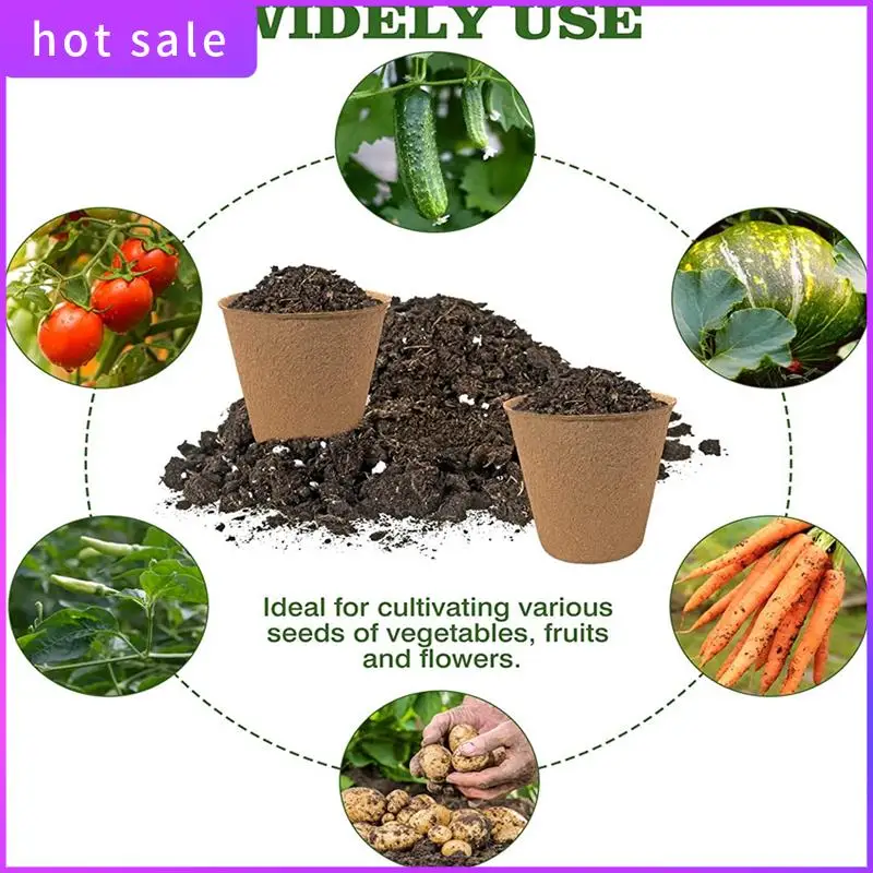 50 Pieces Of 8 Cm Seedling Cup Biodegradable And Environmentally Friendly Round Plant Seedling Starter Kit
50 Pieces Of 8 Cm Seedling Cup Biodegradable And Environmentally Friendly Round Plant Seedling Starter Kit