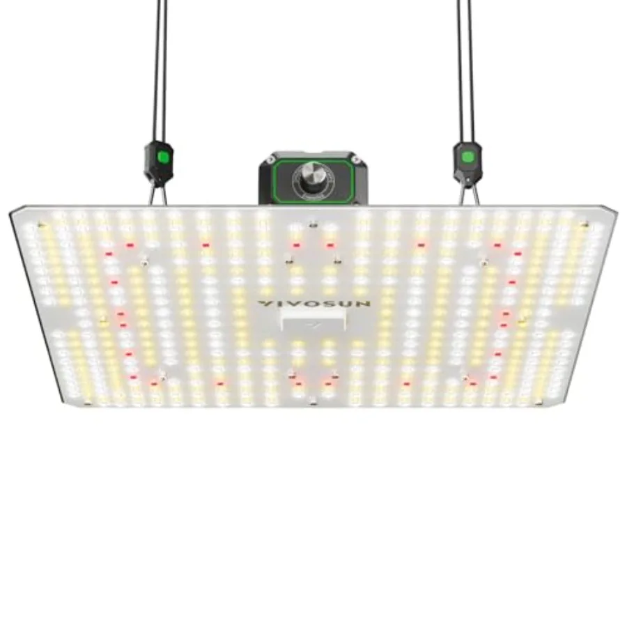 150W LED Grow Light Full Spectrum Smart Dimmable High PPFD Indoor Plant Light for Seedling Vegetables Bloom Fits 2.7×2.7/3×3 Gr
150W LED Grow Light Full Spectrum Smart Dimmable High PPFD Indoor Plant Light for Seedling Vegetables Bloom Fits 2.7×2.7/3×3 Gr