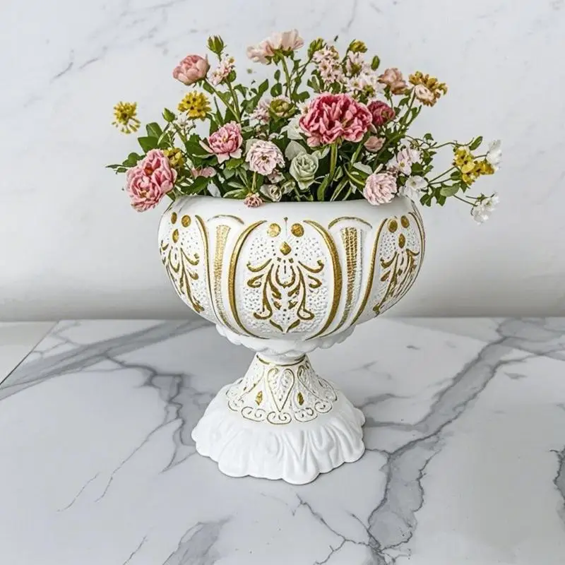 Metal Flower Pot Multifunctional Metal Practical Plant Pot Garden Planter Decorative Vase for Office Indoor Plant 87HA
Metal Flower Pot Multifunctional Metal Practical Plant Pot Garden Planter Decorative Vase for Office Indoor Plant 87HA