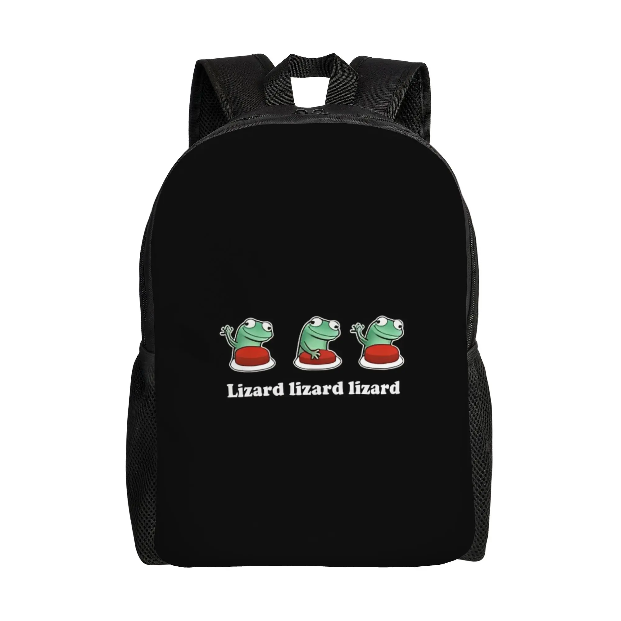 Back to school season Weirdcore Animal Lizard Meme Derpy Lizard Button Knapsack Hoppers Students Daily Backpack
Back to school season Weirdcore Animal Lizard Meme Derpy Lizard Button Knapsack Hoppers Students Daily Backpack