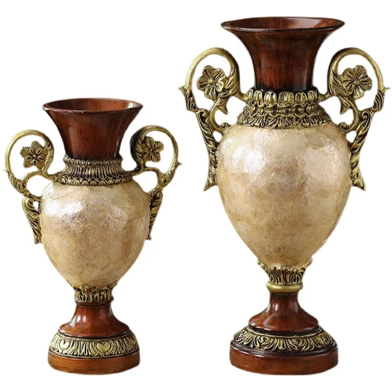 European retro vase ornaments living room porch TV cabinet dining table flower decoration
European retro vase ornaments living room porch TV cabinet dining table flower decoration