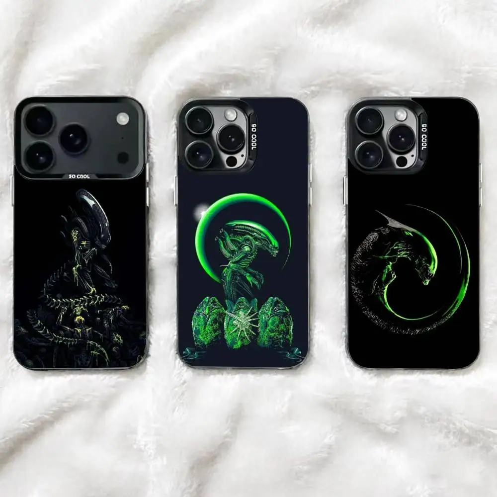 COOL A-Alien Xenomorph Phone Case For iPhone 17,16,15,14,13,12,11 Plus,Pro Max,XS,Colorful Silver Phone case Funda Cover
COOL A-Alien Xenomorph Phone Case For iPhone 17,16,15,14,13,12,11 Plus,Pro Max,XS,Colorful Silver Phone case Funda Cover