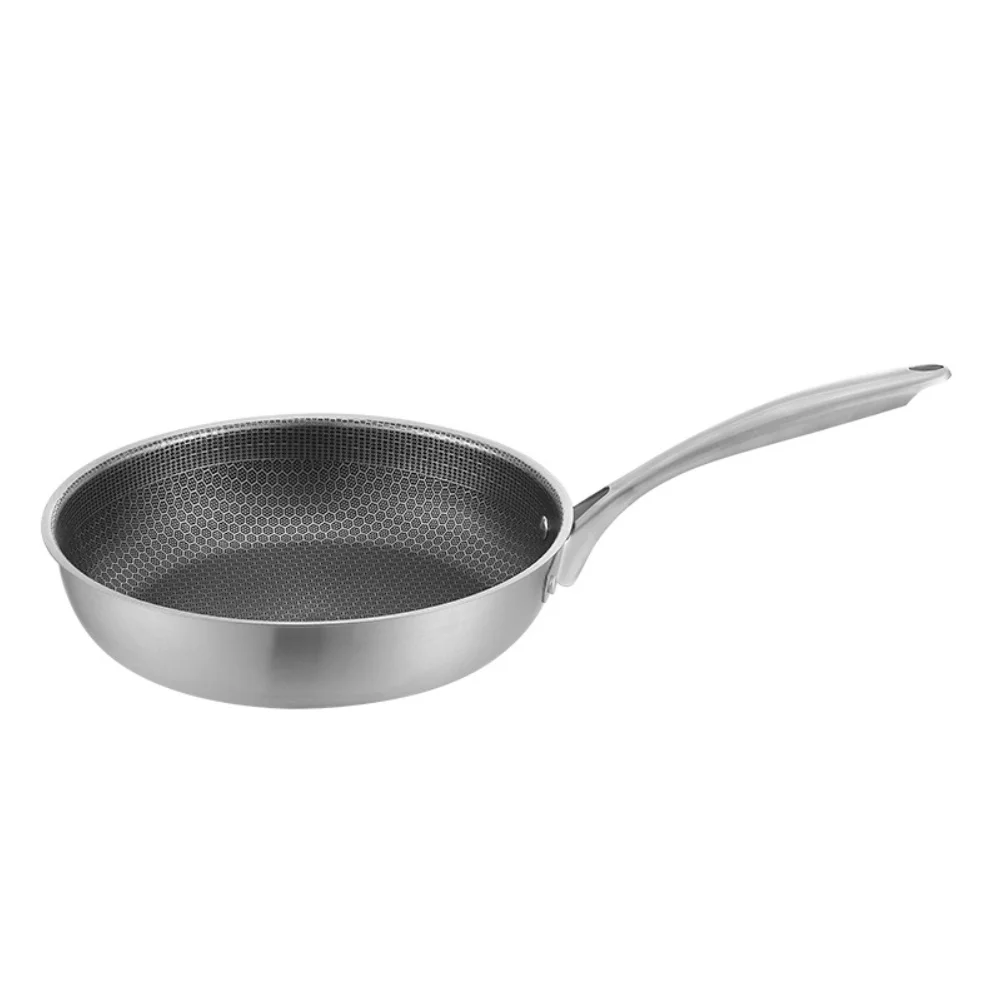 Stainless Steel For honeycomb For frying Pan 26cm Nonstick Flat Pan for For frying Steak Compatible with All Stovetops
Stainless Steel For honeycomb For frying Pan 26cm Nonstick Flat Pan for For frying Steak Compatible with All Stovetops