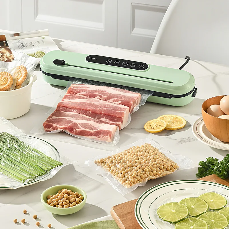 Plastic Kitchen Food Storage Vacuum Seal Machine Wet and Dry Electric Mini Vacuum Sealer Packing Machine With Cutter for Food
Plastic Kitchen Food Storage Vacuum Seal Machine Wet and Dry Electric Mini Vacuum Sealer Packing Machine With Cutter for Food