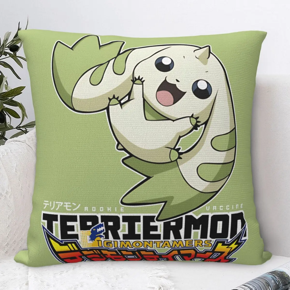 Украшения для дома, цифровой монстр, Digimon Tamers Terriermon, наволочка, чехлы на подушки, квадратные, разные размеры
Украшения для дома, цифровой монстр, Digimon Tamers Terriermon, наволочка, чехлы на подушки, квадратные, разные размеры