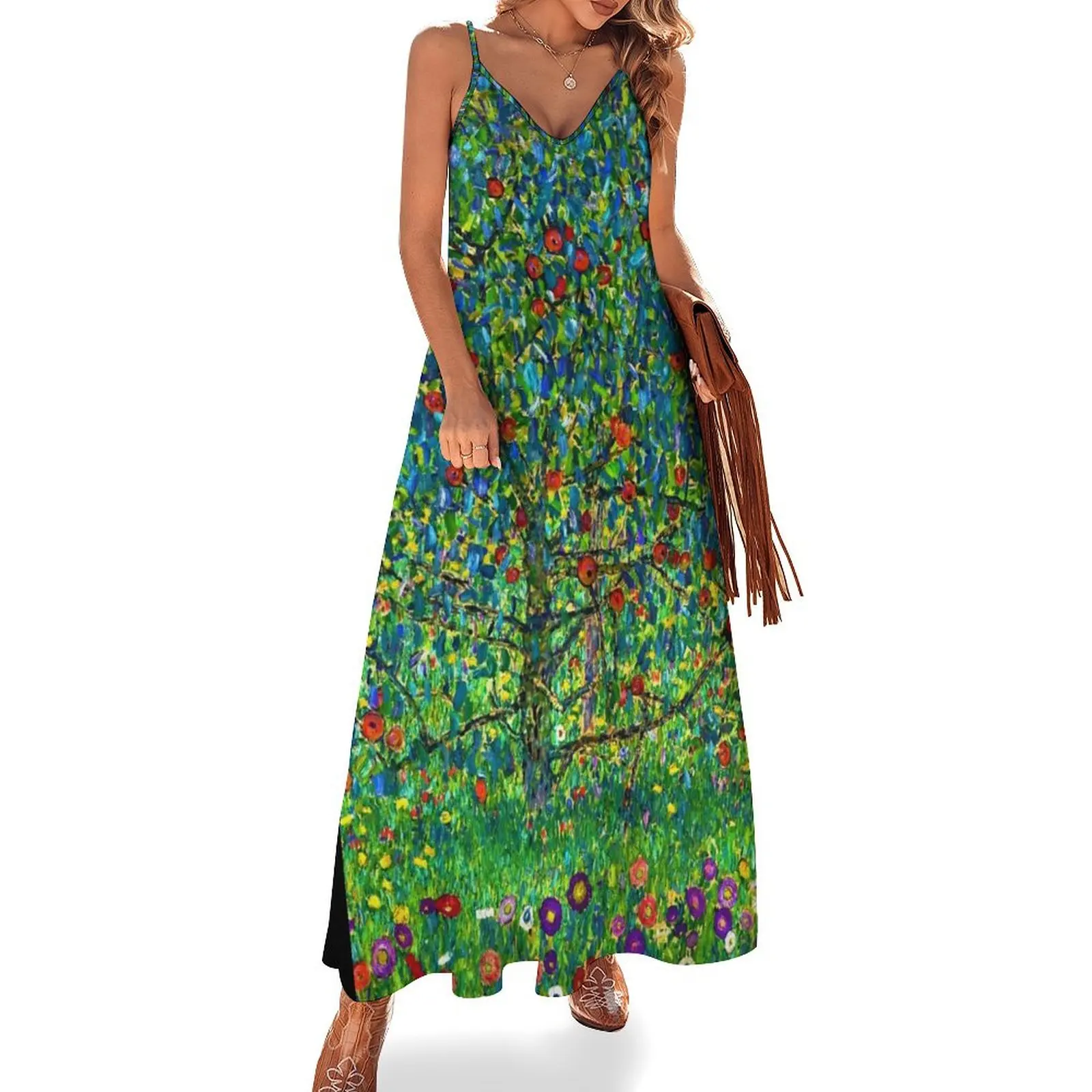 Gustav Klimt Apple tree I Sleeveless Long Dress elegant party dress for women 2025 women's clothing summer 2025 novelties Dress
Gustav Klimt Apple tree I Sleeveless Long Dress elegant party dress for women 2025 women's clothing summer 2025 novelties Dress