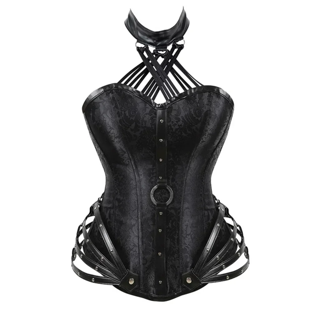 Steampunk Corset Bustier Women Gothic Boned Lace up Corselet Halloween Cosplay Costume
Steampunk Corset Bustier Women Gothic Boned Lace up Corselet Halloween Cosplay Costume