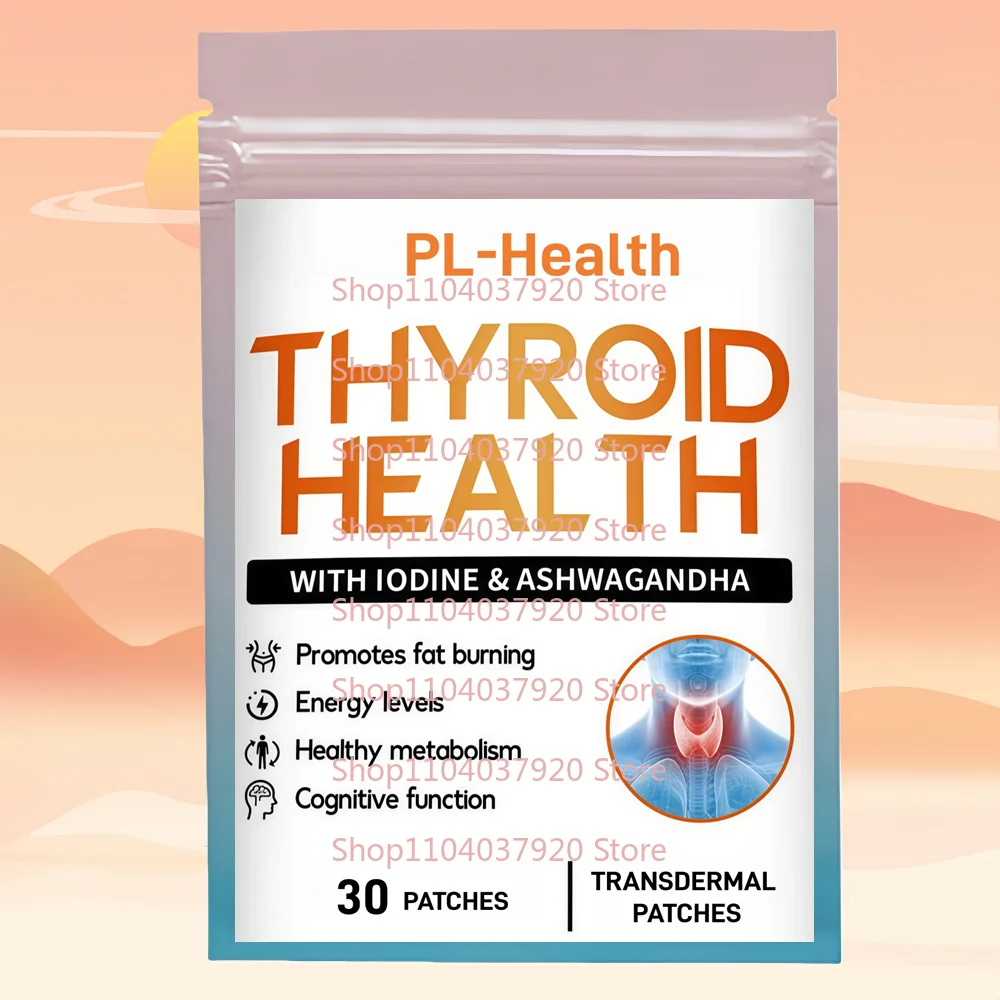 30 Patches Thyroid Health Transdermal Patches with Iodine for Energy Metabolism & Weight Loss
30 Patches Thyroid Health Transdermal Patches with Iodine for Energy Metabolism & Weight Loss