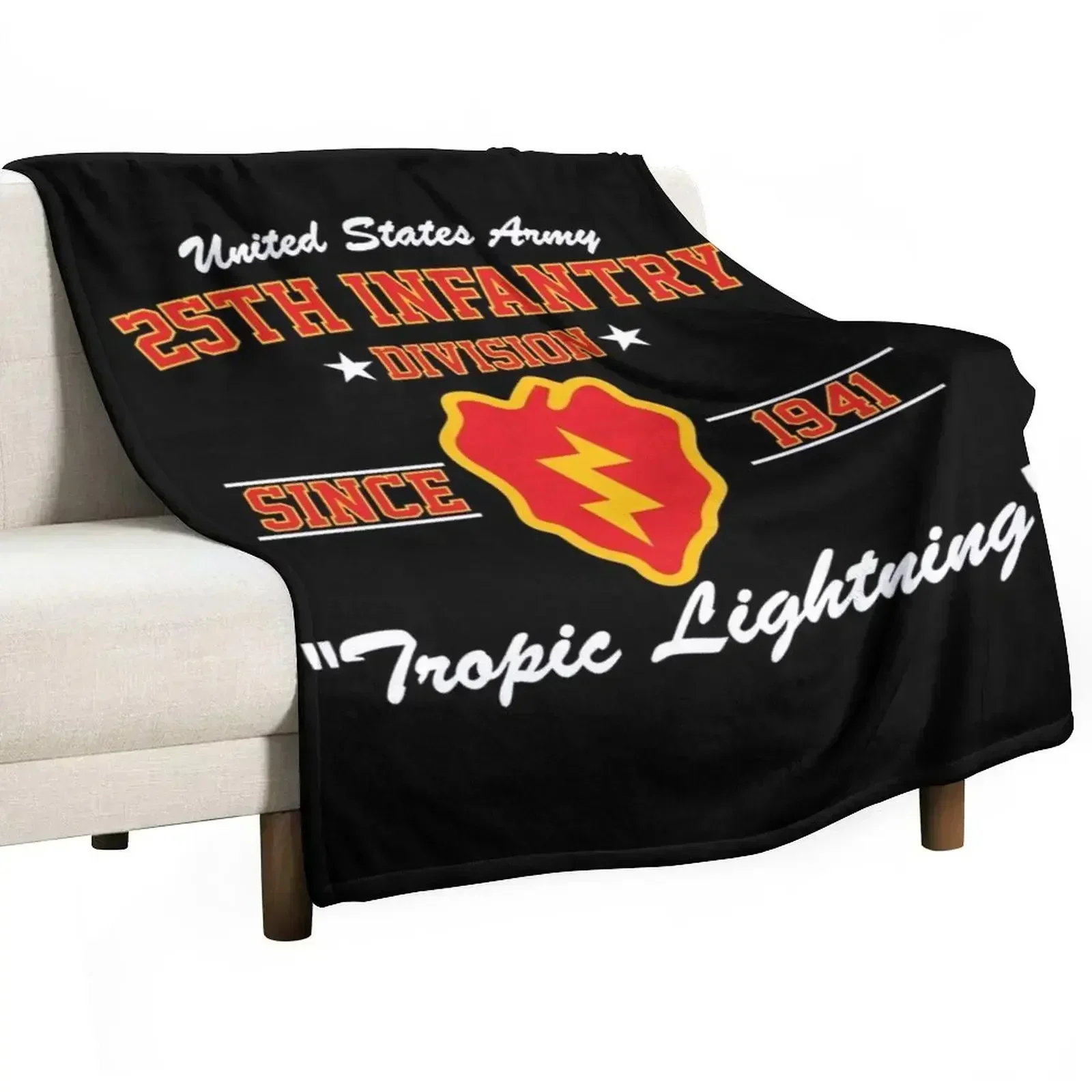 25th Infantry Division Throw Blanket Soft Plush Blanket as Housewarming Gift
25th Infantry Division Throw Blanket Soft Plush Blanket as Housewarming Gift