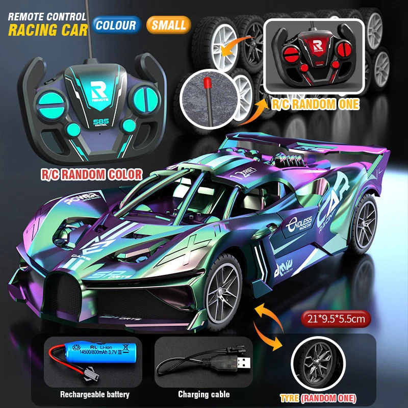Rc Car 4Ch High-Speed Remote Control Drift Racing Car Electric Sportscar Toy Vehicle Model Toys for Boys Kids Birthday Gift
Rc Car 4Ch High-Speed Remote Control Drift Racing Car Electric Sportscar Toy Vehicle Model Toys for Boys Kids Birthday Gift