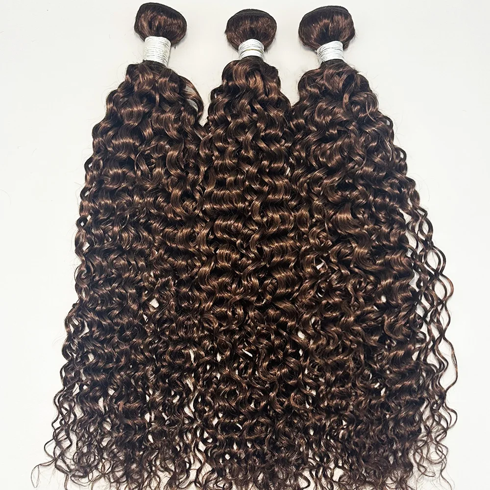 100% Human Hair Dark Brown Water Wave Human Hair Bundles Double Weft #4 Brazilian Hair Weave Virgin Remy Hair Extension 1/3Pcs
100% Human Hair Dark Brown Water Wave Human Hair Bundles Double Weft #4 Brazilian Hair Weave Virgin Remy Hair Extension 1/3Pcs