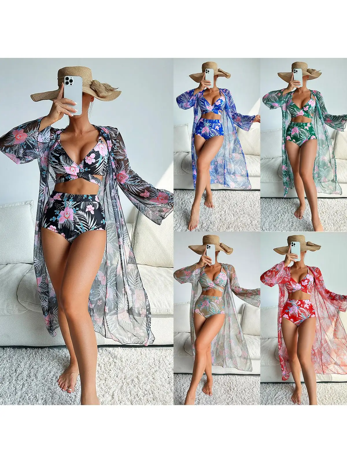 Модный разноцветный купальник-бикини с принтом, из полиэстера, с подкладкой на груди, без стальных вставок, без косточек.
Модный разноцветный купальник-бикини с принтом, из полиэстера, с подкладкой на груди, без стальных вставок, без косточек.