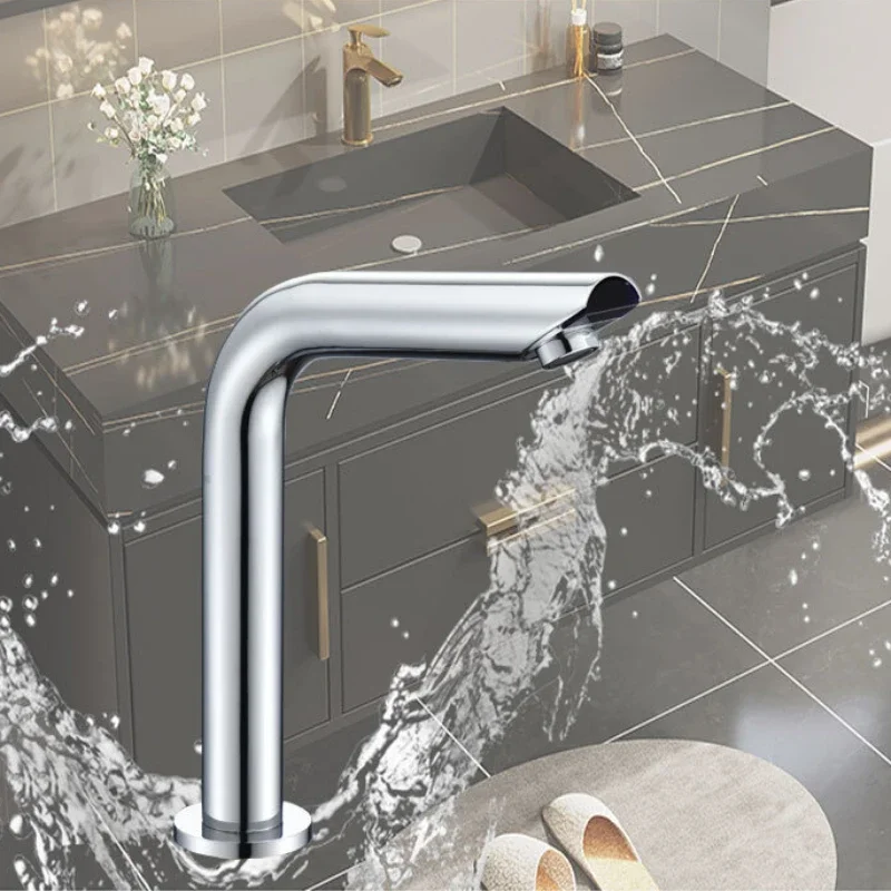 Smart Sensor Bathroom Faucet Automatic Touch-Free Infrared Basin Tap Touchless Hot Cold Water Mixer Single Hole Fixture
Smart Sensor Bathroom Faucet Automatic Touch-Free Infrared Basin Tap Touchless Hot Cold Water Mixer Single Hole Fixture